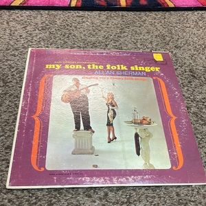 Allan Sherman’s Mother Presents MY SON THE FOLK SINGER  vintage vinyl LP record